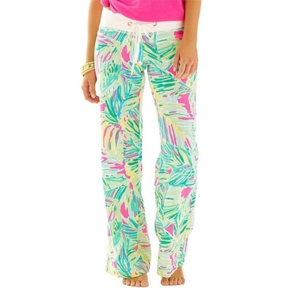 LILLY PULITZER | The Beach Short Linen Wide Leg Pants Women’s Size XX-Small